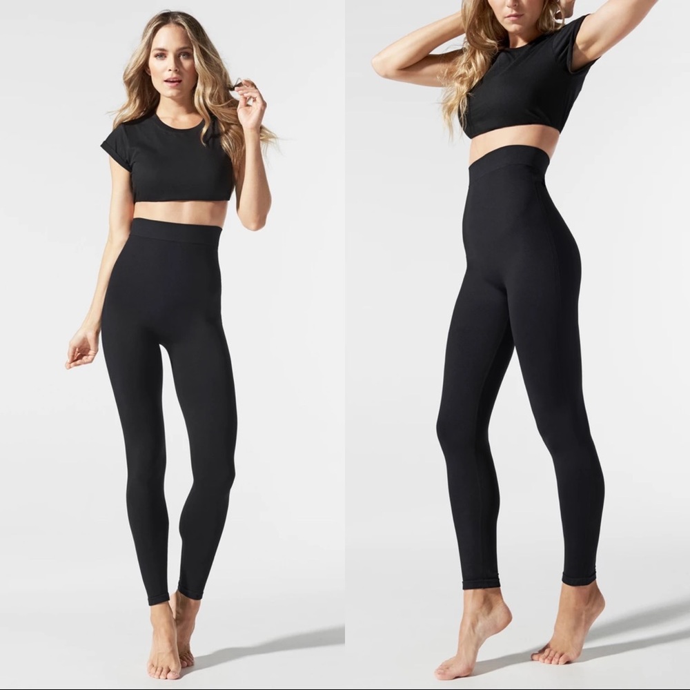 Blanqi Highwaist Support Leggings High Waist Black